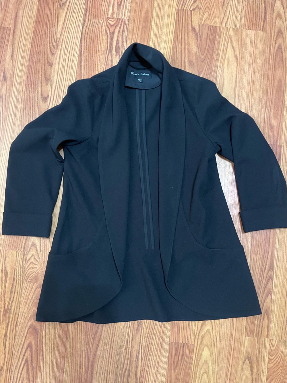 Black Rainn Black Long Sleeve Blazer